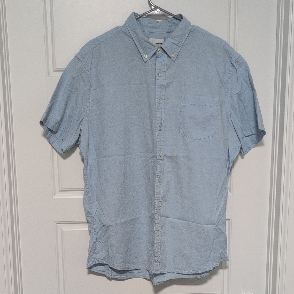 Sonoma Blue Casual Button Down Shirt